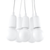 Lampa wisząca DIEGO 5 biała SOLLUX SL.0571
