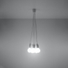 Lampa wisząca DIEGO 5 biała SOLLUX SL.0571