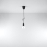 Lampa wisząca DIEGO 1 czarna SOLLUX SL.0572