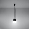 Lampa wisząca DIEGO 3 czarna SOLLUX SL.0573