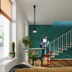 Lampa wisząca DIEGO 3 czarna SOLLUX SL.0573