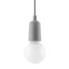 Lampa wisząca DIEGO 1 szara SOLLUX SL.0575