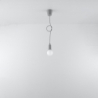 Lampa wisząca DIEGO 1 szara SOLLUX SL.0575