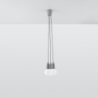 Lampa wisząca DIEGO 3 szara SOLLUX SL.0576