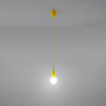 Lampa wisząca DIEGO 1 żółta SOLLUX SL.0578