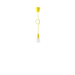 Lampa wisząca DIEGO 1 żółta SOLLUX SL.0578