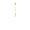 Lampa wisząca DIEGO 1 żółta SOLLUX SL.0578