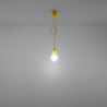 Lampa wisząca DIEGO 1 żółta SOLLUX SL.0578
