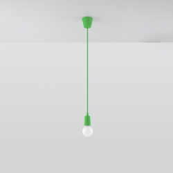 Lampa wisząca DIEGO 1 zielony SOLLUX SL.0581