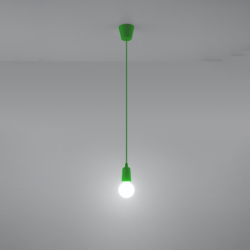 Lampa wisząca DIEGO 1 zielony SOLLUX SL.0581