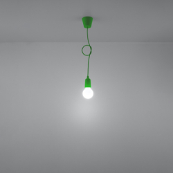 Lampa wisząca DIEGO 1 zielony SOLLUX SL.0581