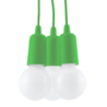 Lampa wisząca DIEGO 3 zielony SOLLUX SL.0582