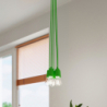 Lampa wisząca DIEGO 3 zielony SOLLUX SL.0582