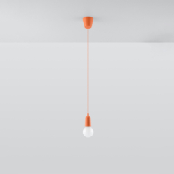 Lampa wisząca DIEGO 1 pomarańczowy SOLLUX SL.0584