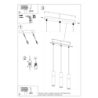 Lampa wisząca PABLO 3L biała SOLLUX SL.0630