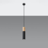 Lampa wisząca PABLO czarna SOLLUX SL.0632