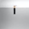 Plafon PABLO czarny SOLLUX SL.0635