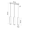 Lampa wisząca LINO 3L SOLLUX SL.0638