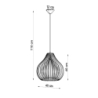 Lampa wisząca APRILLA SOLLUX SL.0639