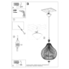 Lampa wisząca APRILLA SOLLUX SL.0639