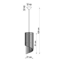 Lampa wisząca ALEXIA SOLLUX SL.0640