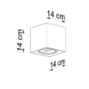 Plafon VALDE 140 beton SOLLUX SL.0646