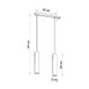 Lampa wisząca LUVO 2 SOLLUX SL.0654