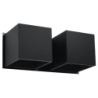 Kinkiet QUAD 2 czarny SOLLUX SL.0657