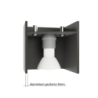 Kinkiet QUAD 2 czarny SOLLUX SL.0657