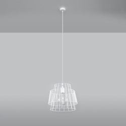 Lampa wisząca GATE biały SOLLUX SL.0662
