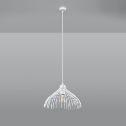 Lampa wisząca UMB biały SOLLUX SL.0664