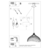 Lampa wisząca UMB biały SOLLUX SL.0664