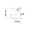 Lampa biurkowa INCLINE czarna SOLLUX SL.0669