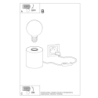 Lampa biurkowa SALGADO naturalne drewno SOLLUX SL.0674