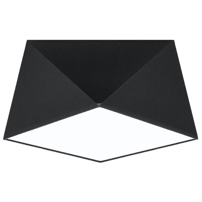Plafon HEXA 25 czarny SOLLUX SL.0687