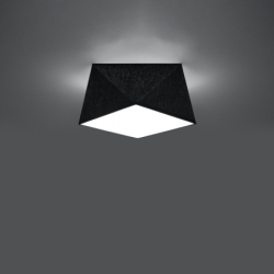 Plafon HEXA 25 czarny SOLLUX SL.0687