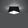 Plafon HEXA 25 czarny SOLLUX SL.0687