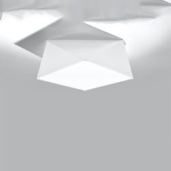 Plafon HEXA 35 biały SOLLUX SL.0689