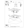 Plafon HEXA 35 cekin SOLLUX SL.0691