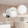 Lampa wisząca UGO 20 złota SOLLUX SL.0715