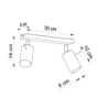 Plafon RING 2 chrom SOLLUX SL.0728