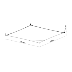 Plafon LUNA 4 biały SOLLUX SL.0740