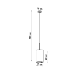 Żyrandol OTTO 15 czarny SOLLUX SL.0742