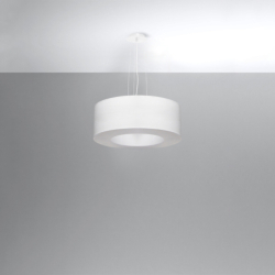 Żyrandol SATURNO 50 biały SOLLUX SL.0747