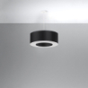 Żyrandol SATURNO 50 czarny SOLLUX SL.0748