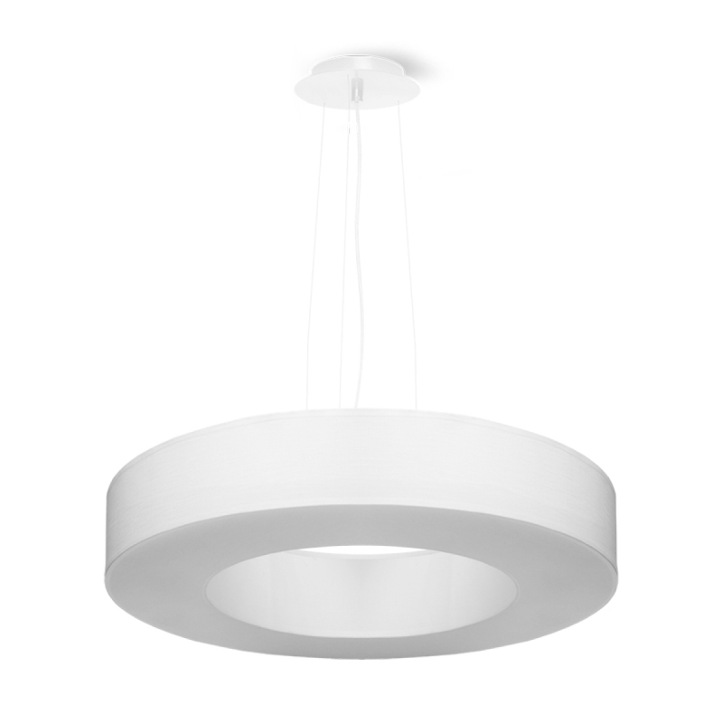 Żyrandol SATURNO SLIM 50 biały SOLLUX SL.0749