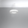 Żyrandol SATURNO SLIM 50 biały SOLLUX SL.0749