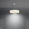 Żyrandol SATURNO SLIM 50 biały SOLLUX SL.0749