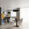 Żyrandol SATURNO SLIM 50 czarny SOLLUX SL.0750