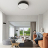 Żyrandol SKALA 30 czarny SOLLUX SL.0756